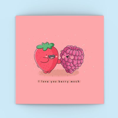 Carta carina Berry | Cartoline d'auguri carine