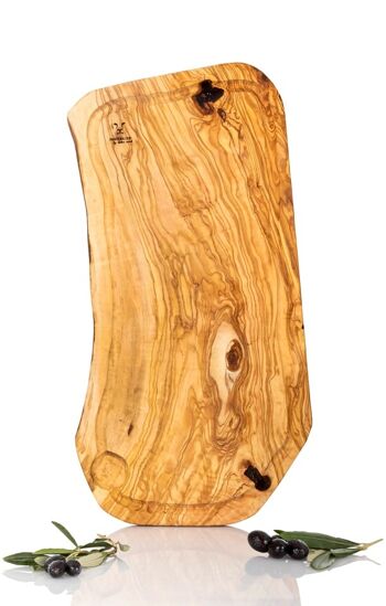 Planche à découper en bois d'olivier (L'ARTISTO XXL)