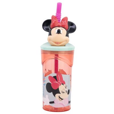 STOR 3D FIGURINE GLASS 360 ML MINNIE MOUSE BEING MORE MINNIE