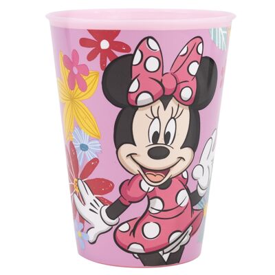 STOR SMALL EASY GLASS 260 ML MINNIE MOUSE SPRING LOOK
