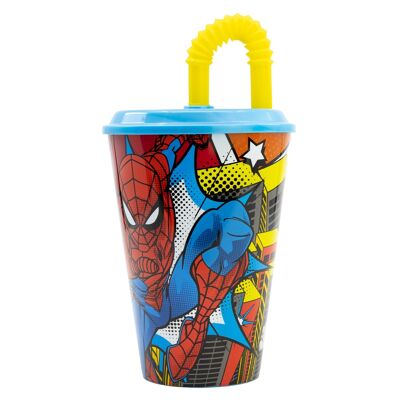 STOR GLASS ROLLER EASY 430 ML SPIDERMAN MIDNIGHT FLYER