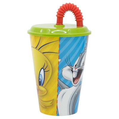 STOR GLASS CANE EASY 430 ML LOONEY TUNES HEROES