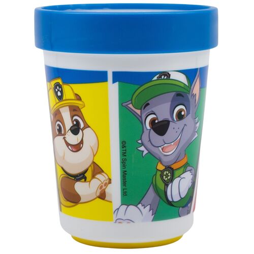 STOR VASO ANTIDESLIZANTE PREMIUM BICOLOR 260 ML PAW PATROL PUP POWER