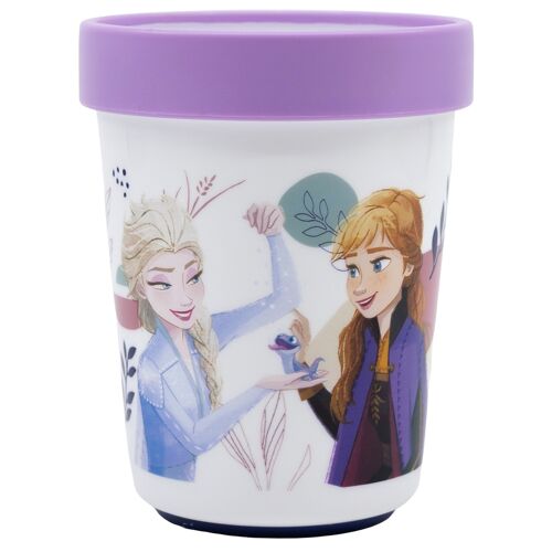 STOR VASO ANTIDESLIZANTE PREMIUM BICOLOR 260 ML FROZEN TRUST THE JOURNEY