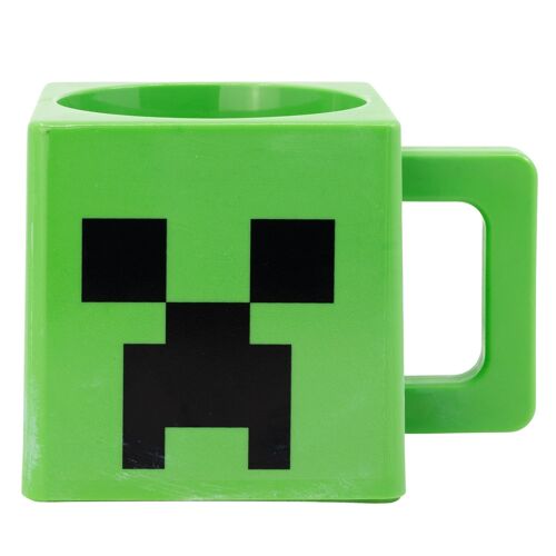 STOR TAZA CUADRADA PP 290 ML MINECRAFT CREEPER