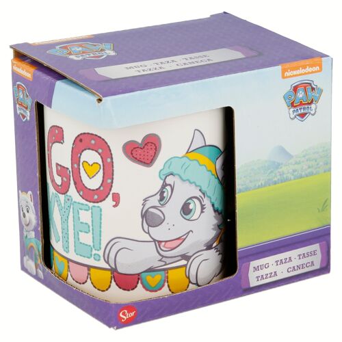 STOR TAZA CERAMICA 325 ML EN CAJA REGALO PAW PATROL GIRL GO SKYE