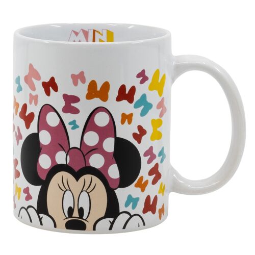 STOR TAZA CERAMICA 325 ML EN CAJA REGALO MINNIE SO EDGY BOWS