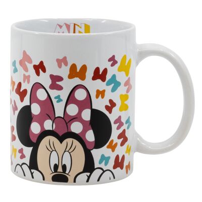 MUG CÉRAMIQUE STOR 325 ML DANS UNE BOÎTE CADEAU MINNIE SO EDGY BOWS