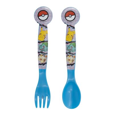 STOR SET OF 2 PP CUTLERY POKEMON DISTORTION