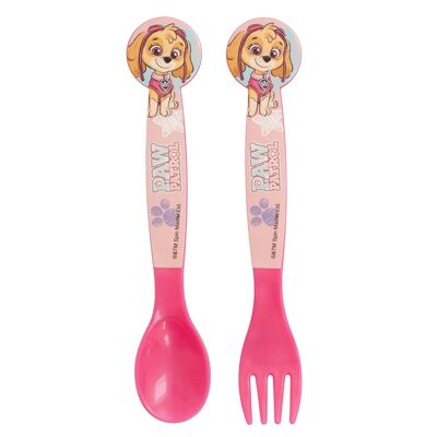 STOR SET OF 2 PP CUTLERY PAW PATROL GIRL SKETCH ESSENCE