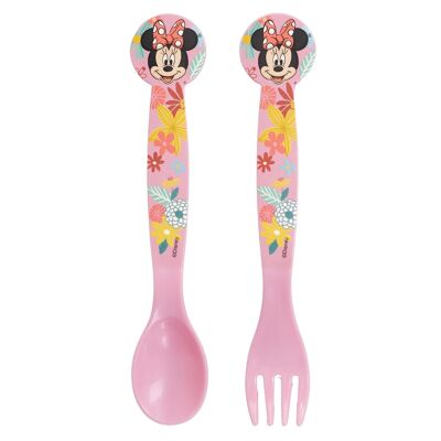 STOR SET OF 2 PP CUTLERY CUTLERY MINNIE MOUSE SPRING LOOK