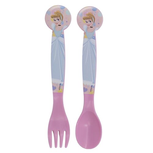 STOR SET DE 2 CUBIERTOS PP DISNEY PRINCESS TRUE