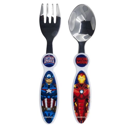 STOR SET CUBIERTOS METALICOS 2 PCS AVENGERS INVINCIBLE FORCE