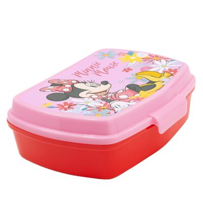 STOR RECTANGULAR SANDWICH BOX MINNIE MOUSE SPRING LOOK