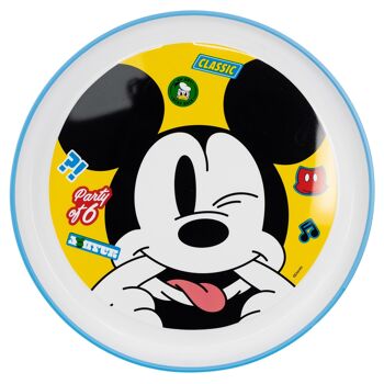 STOR ASSIETTE ANTIDÉRAPANTE PREMIUM BICOLORE MICKEY MOUSE FUN-TASTIC