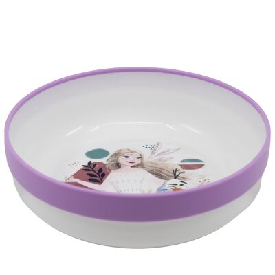 STOR NON-SLIP BOWL PREMIUM BICOLOR FROZEN TRUST THE JOURNEY