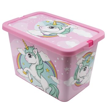 STOR CAJA CLICK 7 L LICORNE GAMME ARC-EN-CIEL ALC