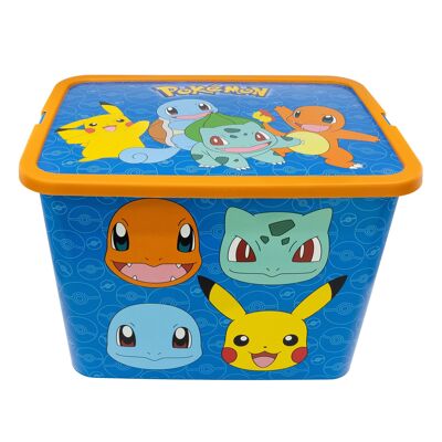 STOR BOX CLICK 23 L POKEMON ROCK