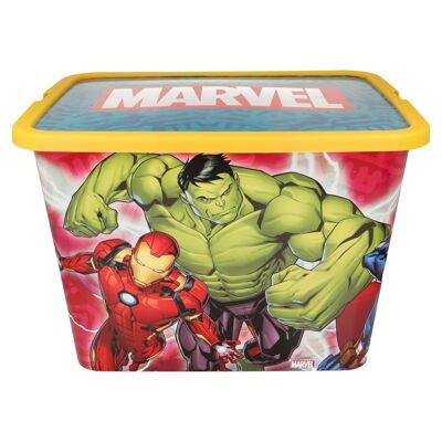 AUFBEWAHRUNGSBOX CLICK 23 L AVENGERS MARVELMANIA