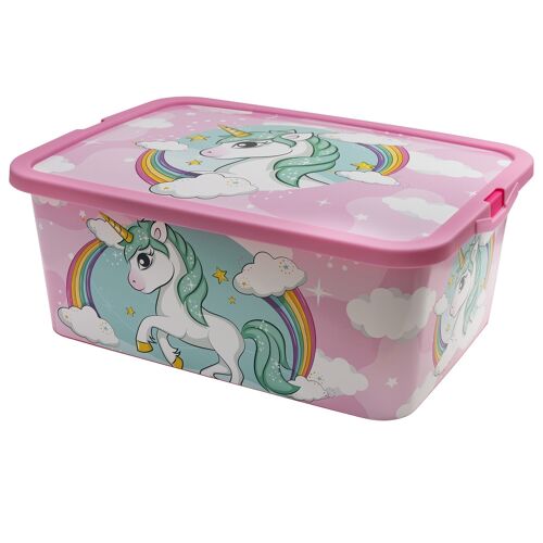 STOR CAJA CLICK 13 L UNICORN RAINBOW RANGE ALC