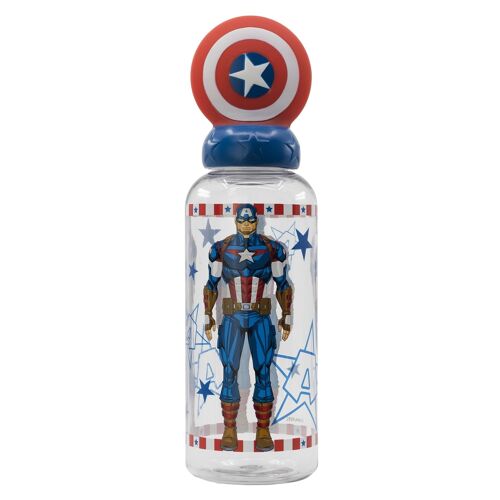 STOR BOTELLA FIGURITA 3D 560 ML AVENGERS INVINCIBLE FORCE CAPITAN AMERICA