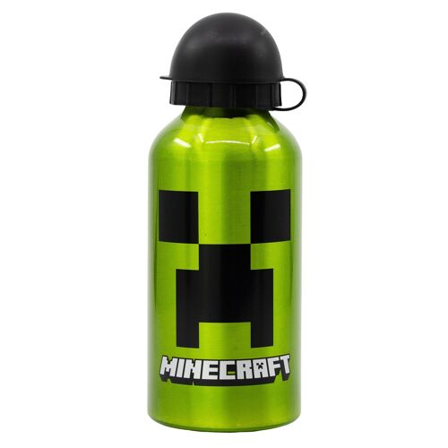 STOR BOTELLA ALUMINIO PEQUEÑA 400 ML MINECRAFT CREEPER GREEN