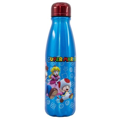 STOR BOTELLA ALUMINIO INFANTIL 600 ML SUPER MARIO