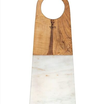 Plank olive wood+marble (FLORA)