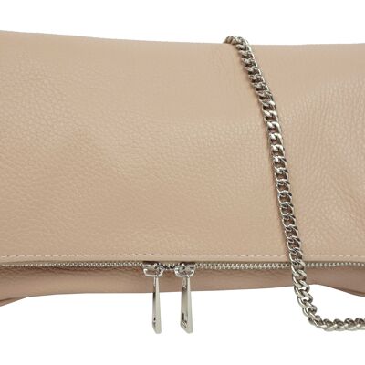 Victoire Leather Pouch 99021 Nude