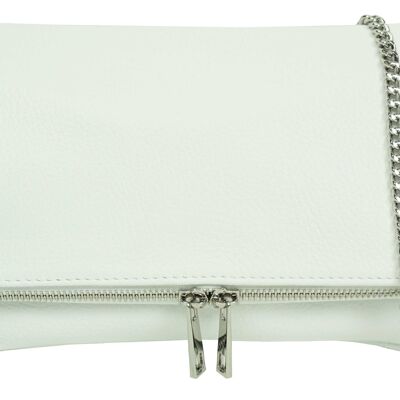 Pochette en cuir Victoire 99021 Blanc