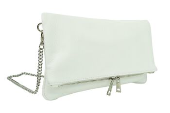 Pochette en cuir Victoire 99021 Blanc 2