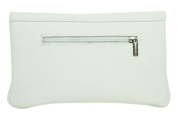 Pochette en cuir Victoire 99021 Blanc 3