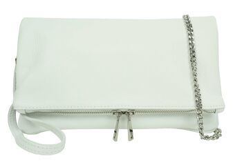 Pochette en cuir Victoire 99021 Blanc 4