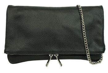 Pochette en cuir Victoire 99021 Noir 1