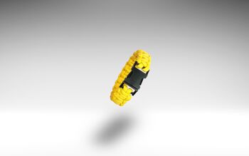 Bracelet paracorde Rubberducky boucle jaune 2