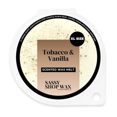 Tabak und Vanille – 70 g Wachsschmelze