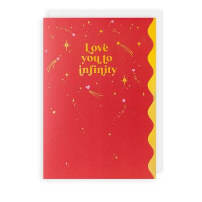 Love Stars Valentinstag-Verlobungs-Hochzeitskarte