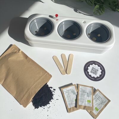 Urban Gardening Kit: Pbox semi-hydroponische urbane Gemüsegarten Set / Kit potager urbain intérieur