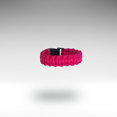 Paracord-Armband mit Berry Blast Red-Schnalle