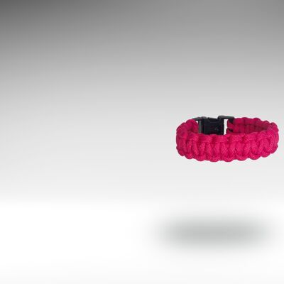 Paracord-Armband mit Berry Blast Red-Schnalle