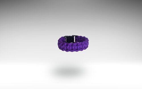 Pulsera Paracord Acid Morado Buckle