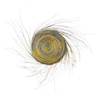 Halfa Soleil natural fiber wall decoration diameter 30