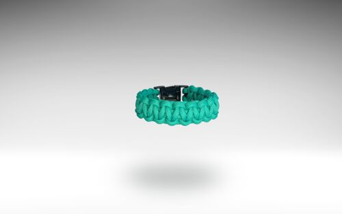 Pulsera Paracord Dark Turquoise Buckle