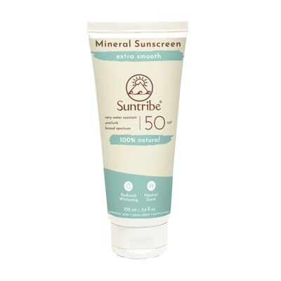 Crème Solaire Minérale Naturelle Active Suntribe SPF50