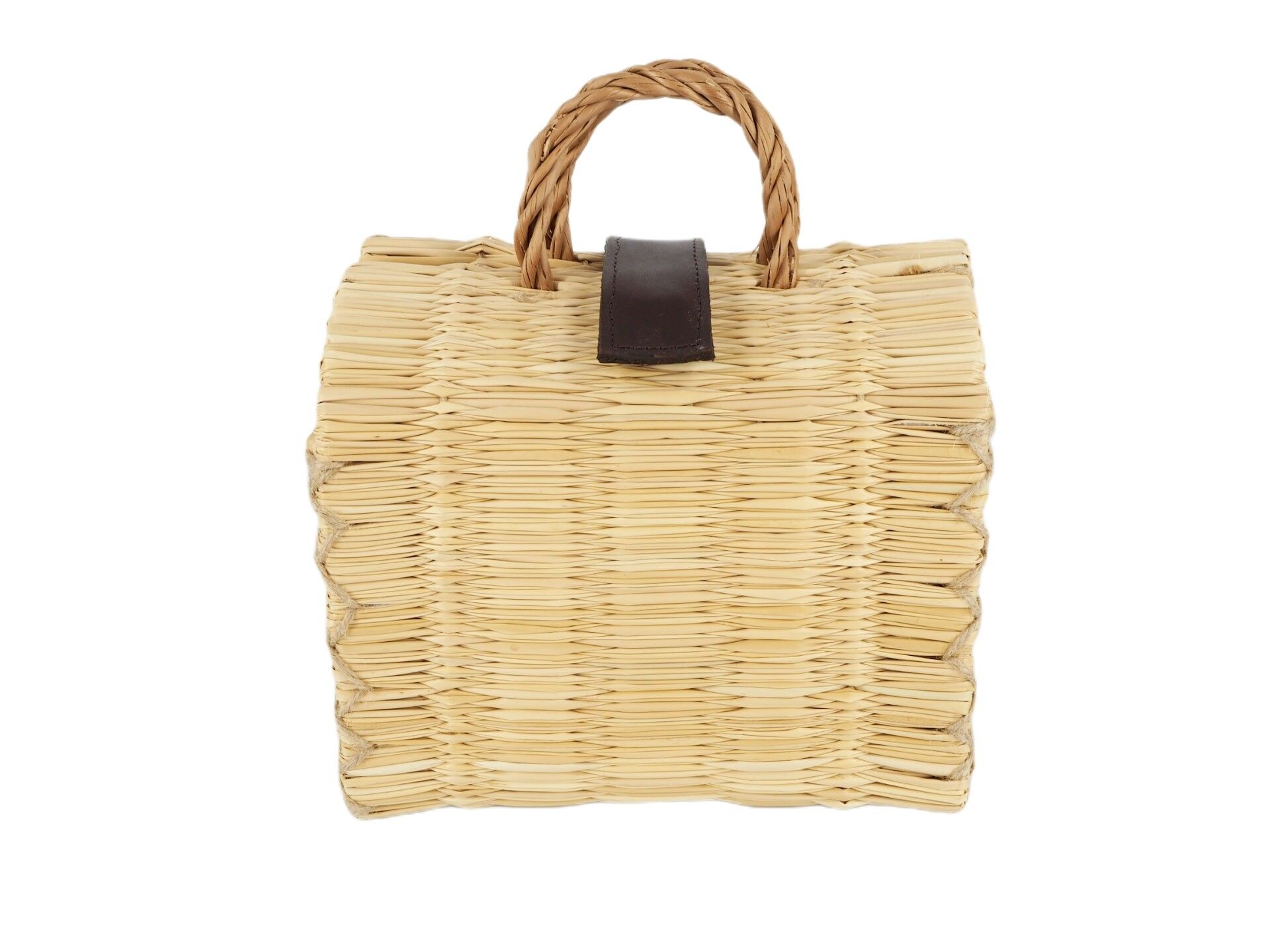 Ayeya Handwoven Winged Grass Basket 17