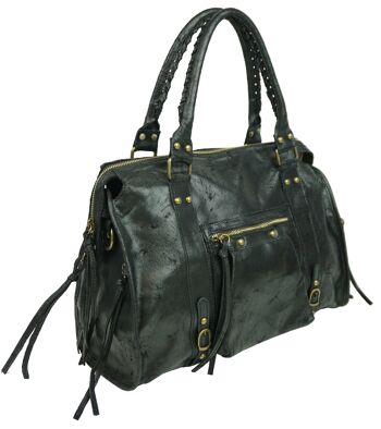 Sac à main en cuir Grand Naples 58035 Noir 2