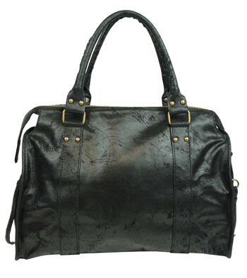 Sac à main en cuir Grand Naples 58035 Noir 6