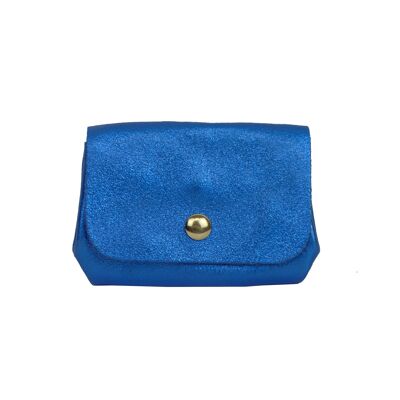 Leather purse Léa PMD2603 Electric Blue