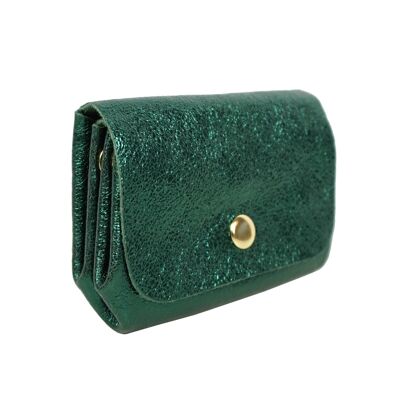 Leather purse Léa PMD2603 Fir Green