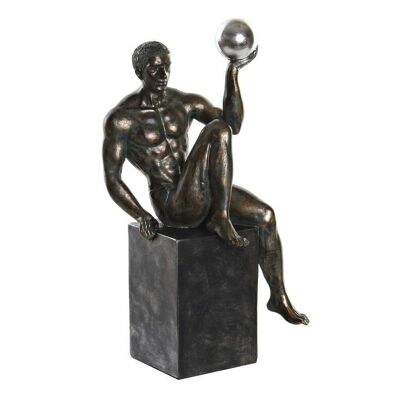 FIGURA RESINA 15,5X14,5X32,5 HOMBRE GYM COBRIZO FD189987